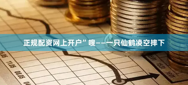 正规配资网上开户”嗖——一只仙鹤凌空摔下